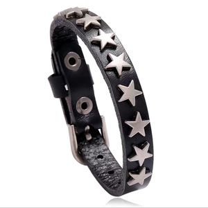 Leather Star Bracelet